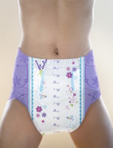 ABUniverse Lavender Diaper