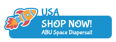 ABUniverse USA ABU Space Patterned Diapersuit