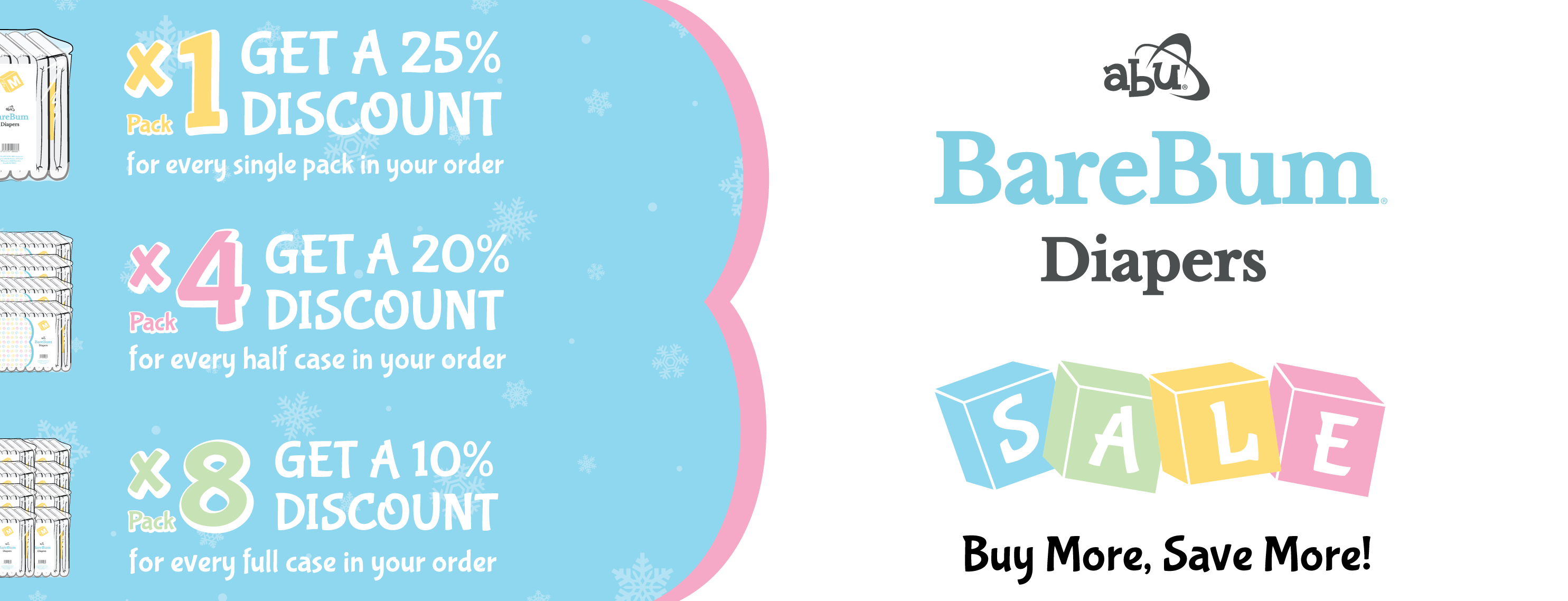 ABU BareBum Diaper Sale